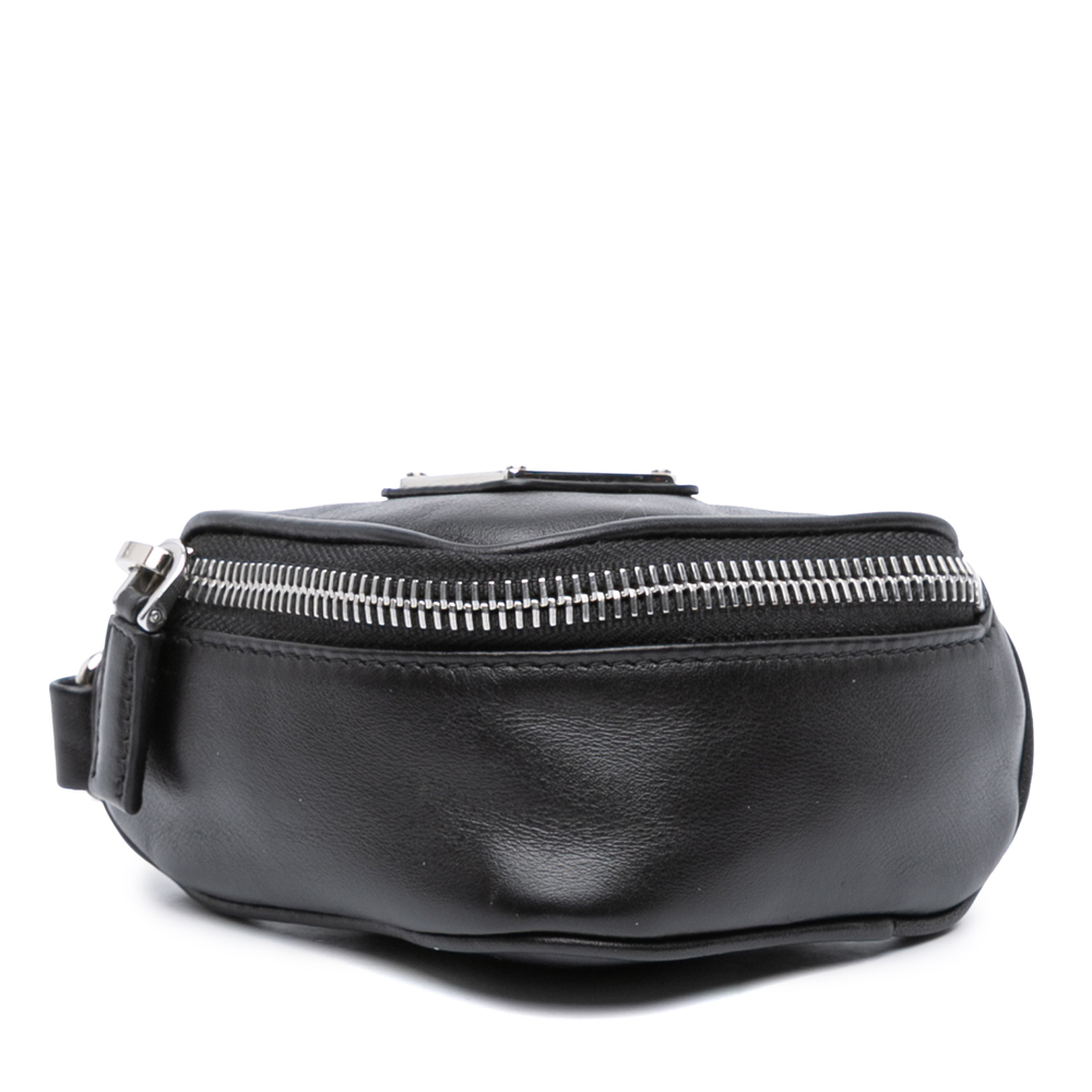 Pre-Loved Prada Mini Soft Nappa Triangle Pouch - Picture 3 of 10